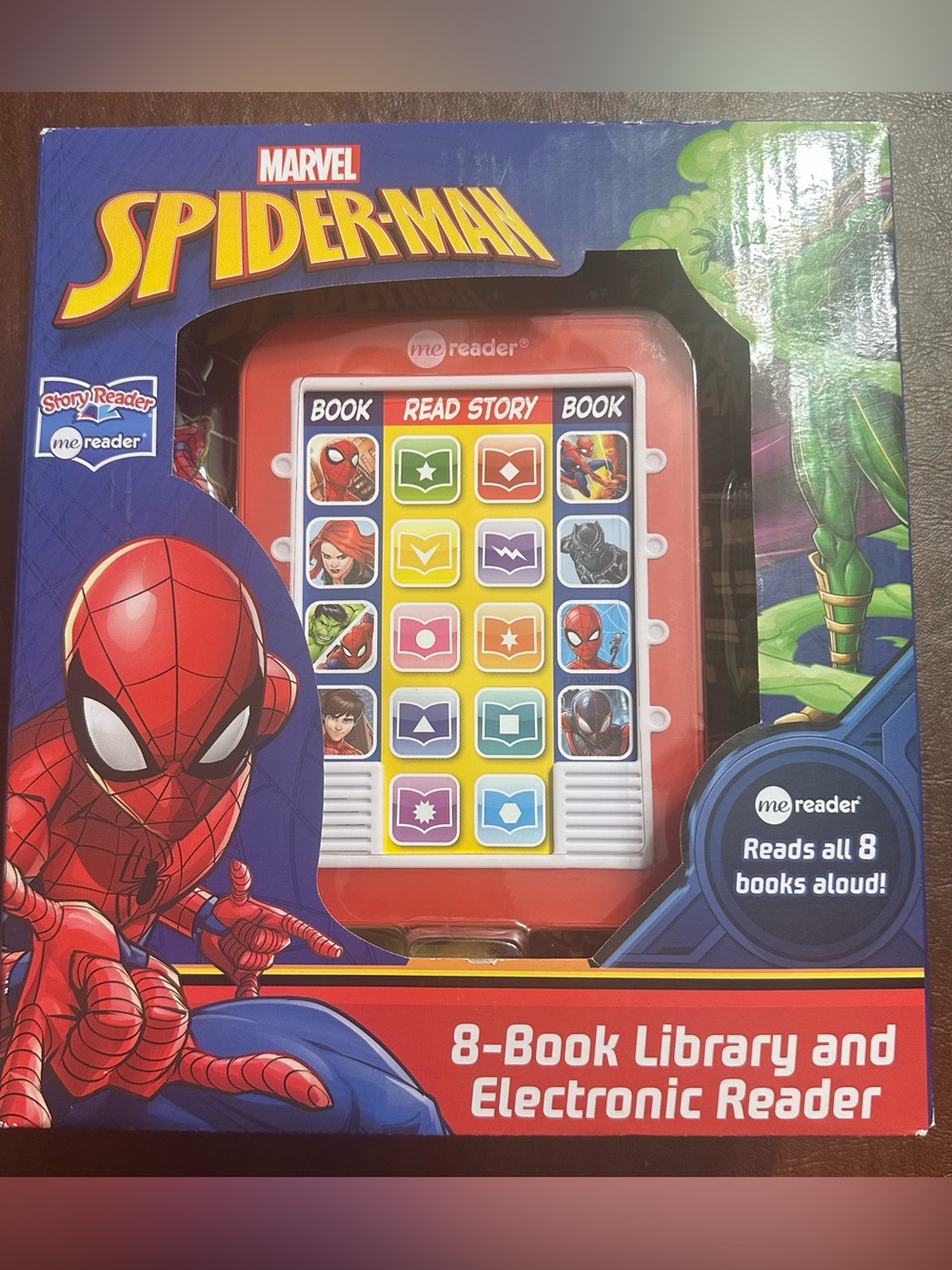 Marvel Spider-Man Red Kids Electronic Story Reader - meReader